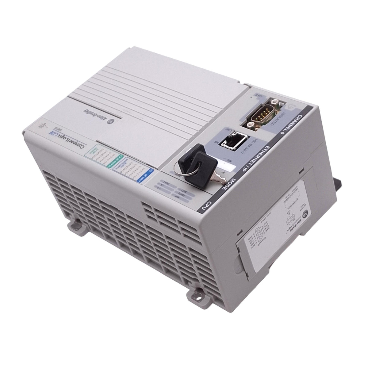 Used Allen Bradley 1769-L23E-QB1B Ser B CompactLogix Controller, 16DI 16DO, 24VDC