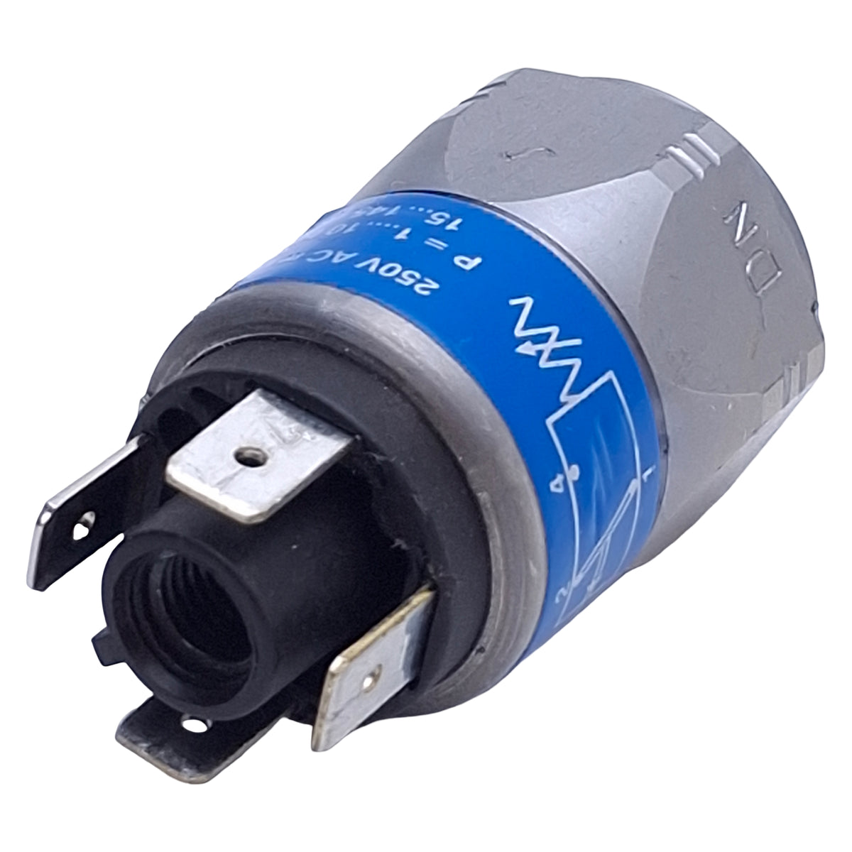 Used Festo PEV-1/4-A-SW27 Pressure Switch G1/4 Ports, 12-250VDC, 1-10bar, 4-Pin Plug