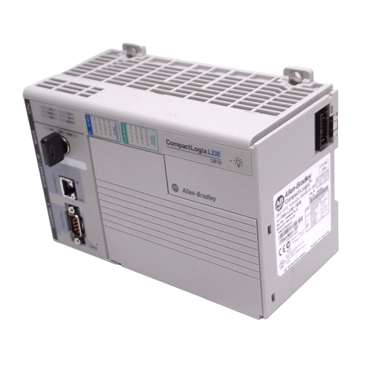 Used Allen Bradley 1769-L23E-QB1B Ser A CompactLogix Controller, 16DI 16DO, 24VDC