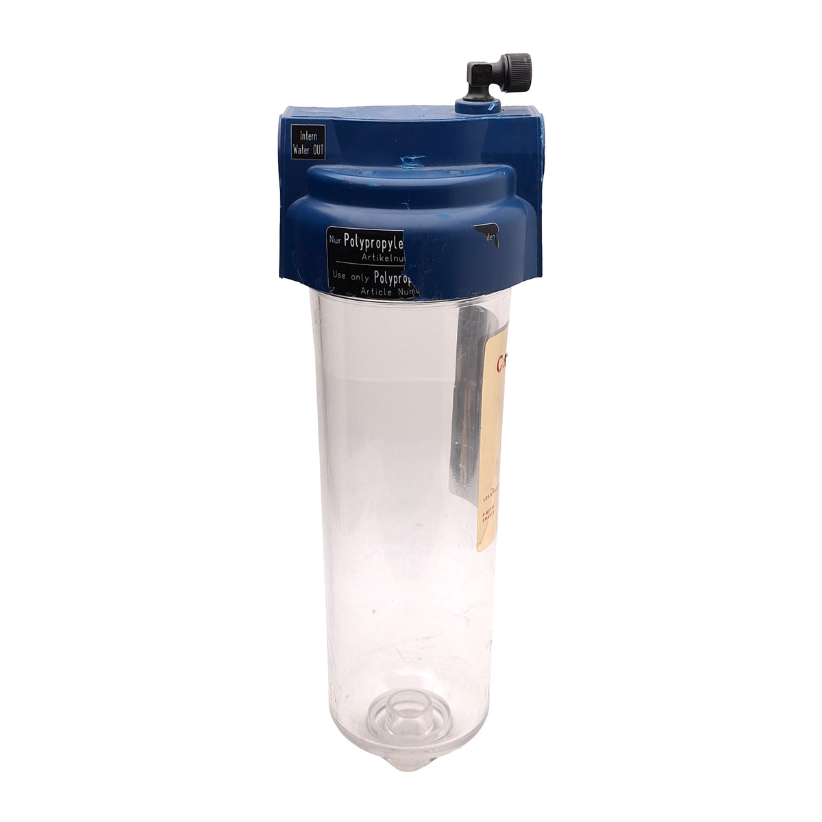 Used 3M CUNO 1N1-FC Water Filter Housing Only, 10bar @ 20°C, Poly Bowl, Rp3/4 Ports