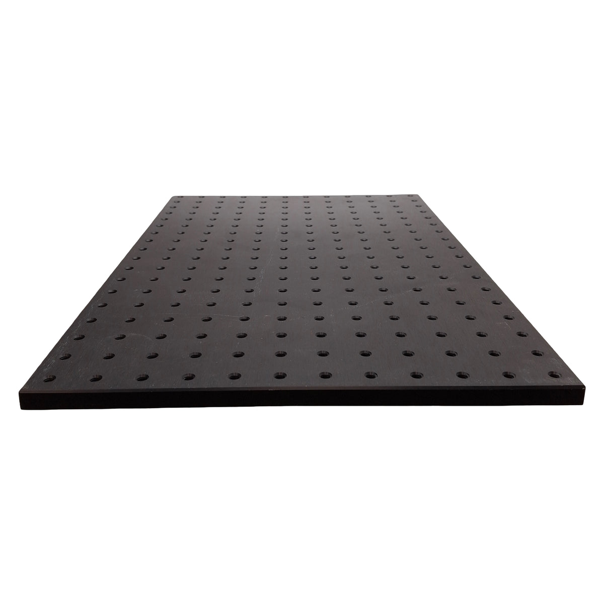 Used Anodized Aluminum Optical Breadboard, 18in x 12in x 1/2in, 1/4in-20, 1in Spacing