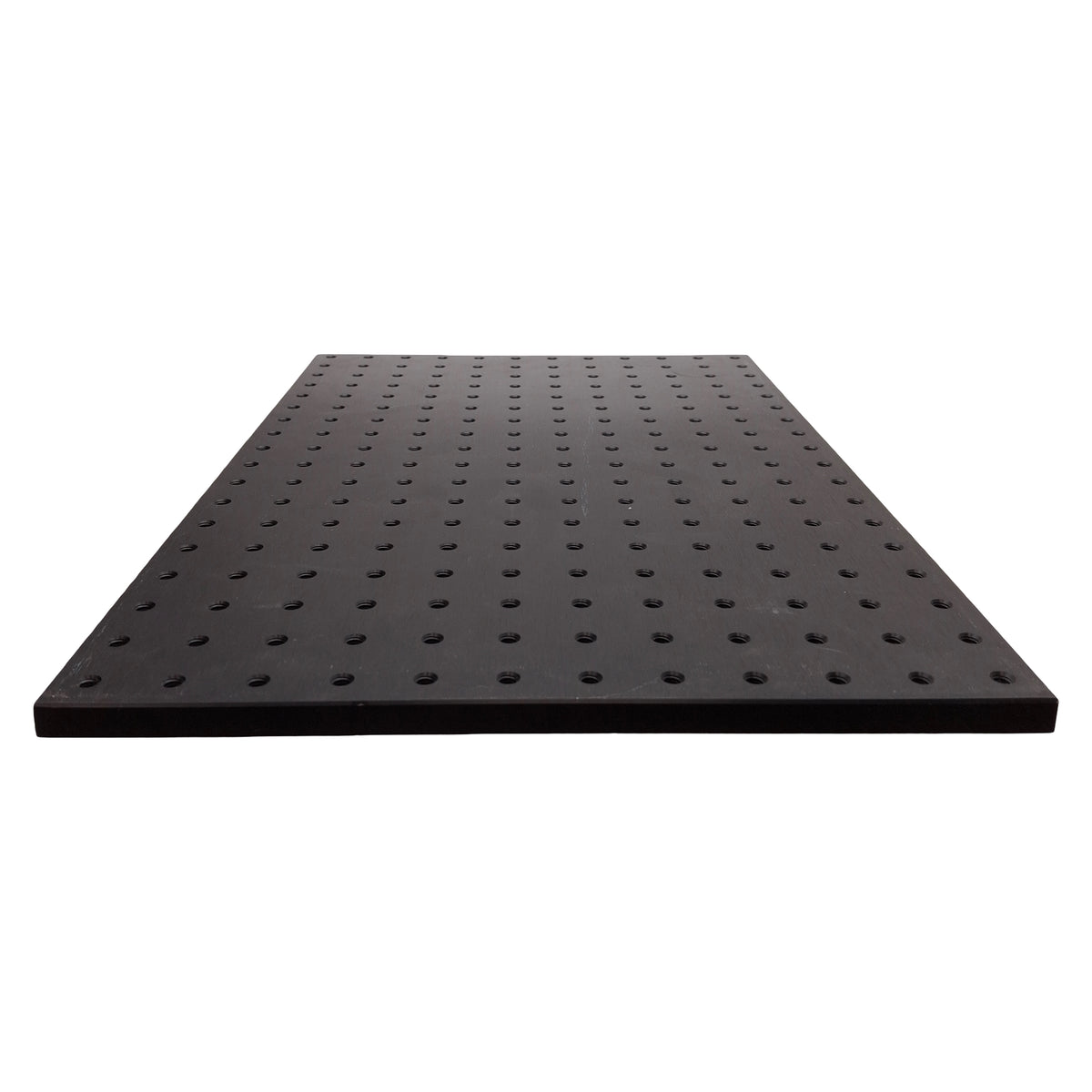 Used Anodized Aluminum Optical Breadboard, 18in x 12in x 1/2in, 1/4in-20, 1in Spacing