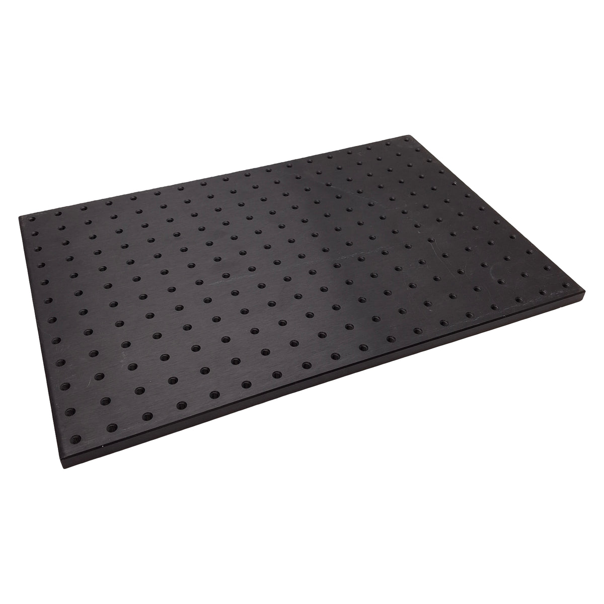 Used Anodized Aluminum Optical Breadboard, 18in x 12in x 1/2in, 1/4in-20, 1in Spacing