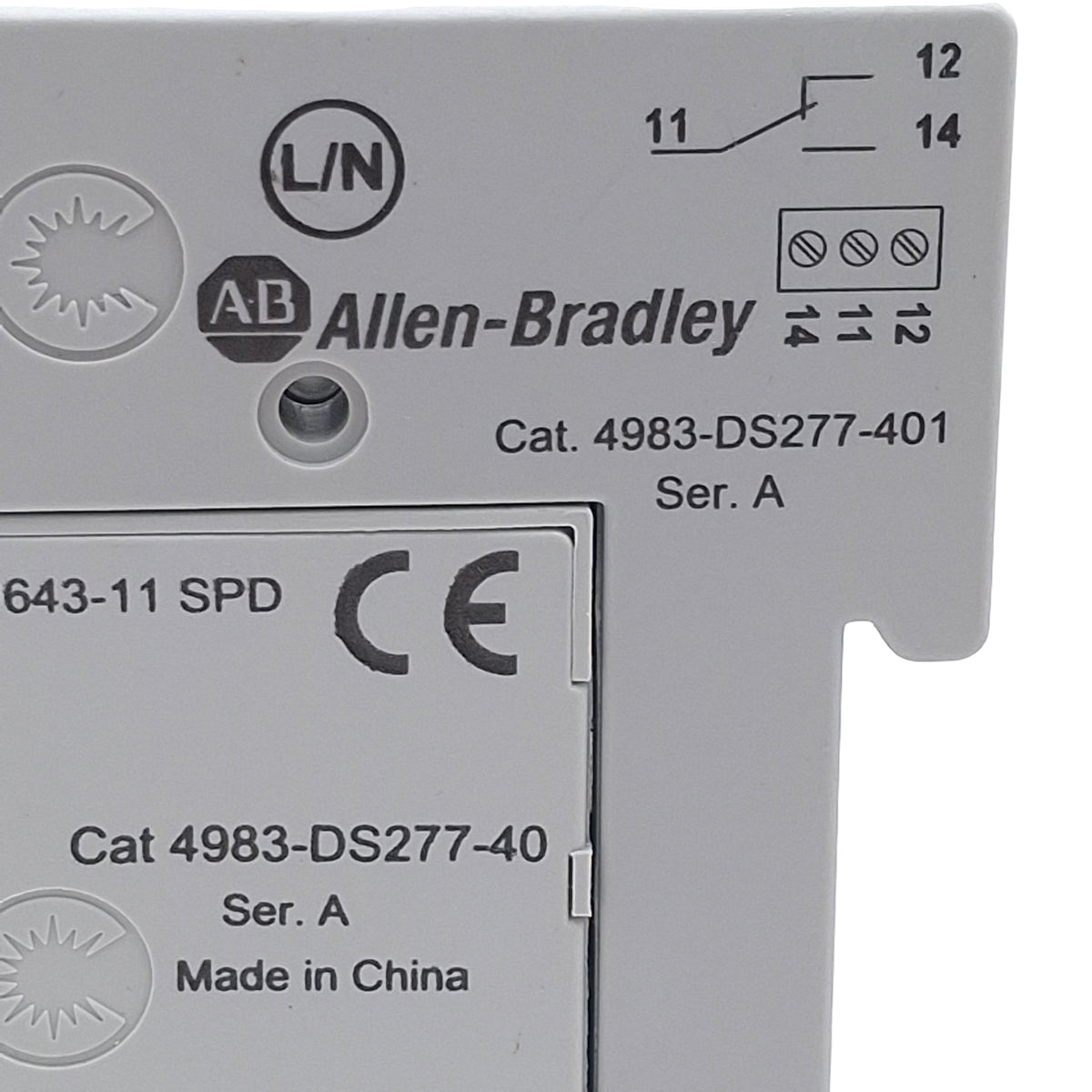 Used Allen Bradley 4983-DS277-401 AC Power Surge Protector, 1-Pole, 277VAC, 40kA