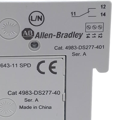 Used Allen Bradley 4983-DS277-401 AC Power Surge Protector, 1-Pole, 277VAC, 40kA
