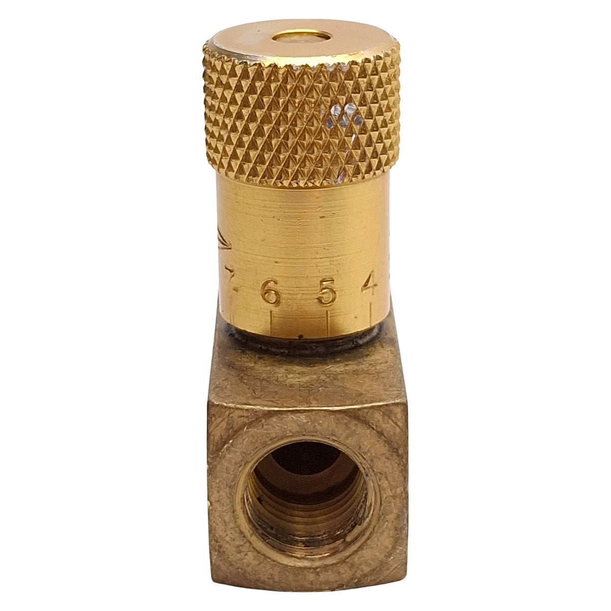 New Deltrol EF20B Easy Read Flow Control Valve, Brass, 2000psi, 6gpm, 1/4in NPTF