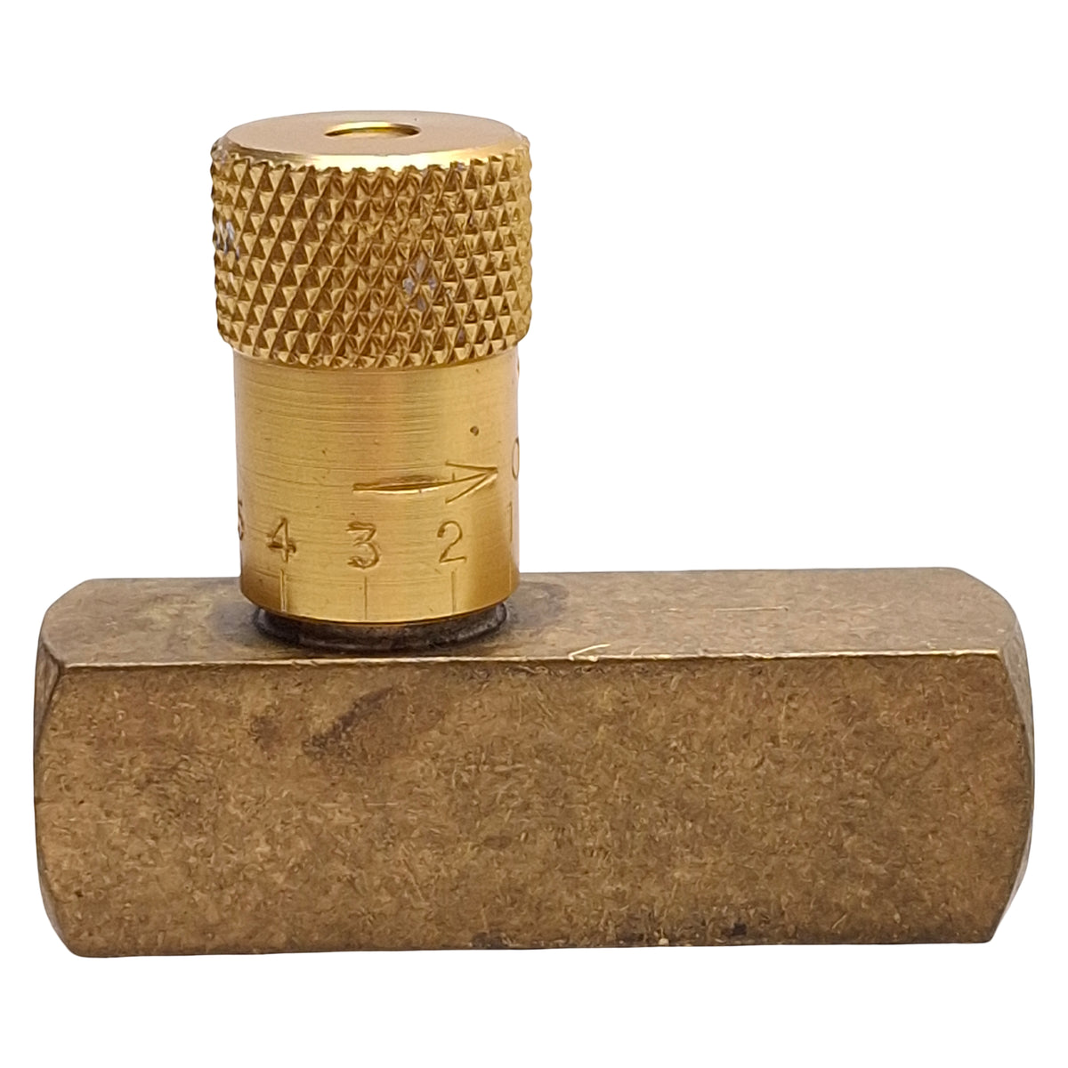 New Deltrol EF20B Easy Read Flow Control Valve, Brass, 2000psi, 6gpm, 1/4in NPTF