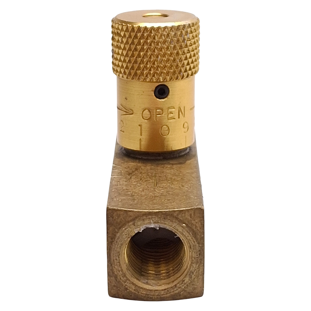 New Deltrol EF20B Easy Read Flow Control Valve, Brass, 2000psi, 6gpm, 1/4in NPTF