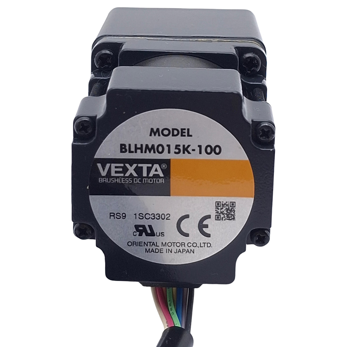 Used Oriental Motor BLHM015K-100 VEXTA Brushless DC Motor, 100:1, ø6mm Shaft, 24VDC