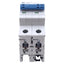 Used Allen Bradley 1492-SPM2D060 Circuit Breaker, 2-Pole, 6A 480Y/277VAC, DIN Rail