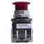 Used Allen Bradley 800T-FZTQH24RA Illuminated Push-Pull/Twist-Release E-Stop, 1NO+1NC