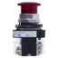 Used Allen Bradley 800T-FZTQH24RA Illuminated Push-Pull/Twist-Release E-Stop, 1NO+1NC