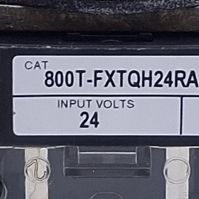 Used Allen Bradley 800T-FZTQH24RA Illuminated Push-Pull/Twist-Release E-Stop, 1NO+1NC