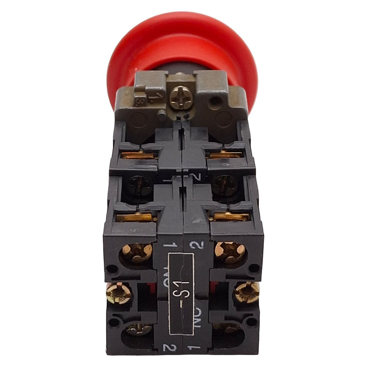 Used Teleflex ZB2BT4 E-Stop Pushbutton, ø40mm Mushroom, Push-Pull, 4NC, 10A 400VAC
