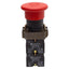 Used Teleflex ZB2BT4 E-Stop Pushbutton, ø40mm Mushroom, Push-Pull, 4NC, 10A 400VAC