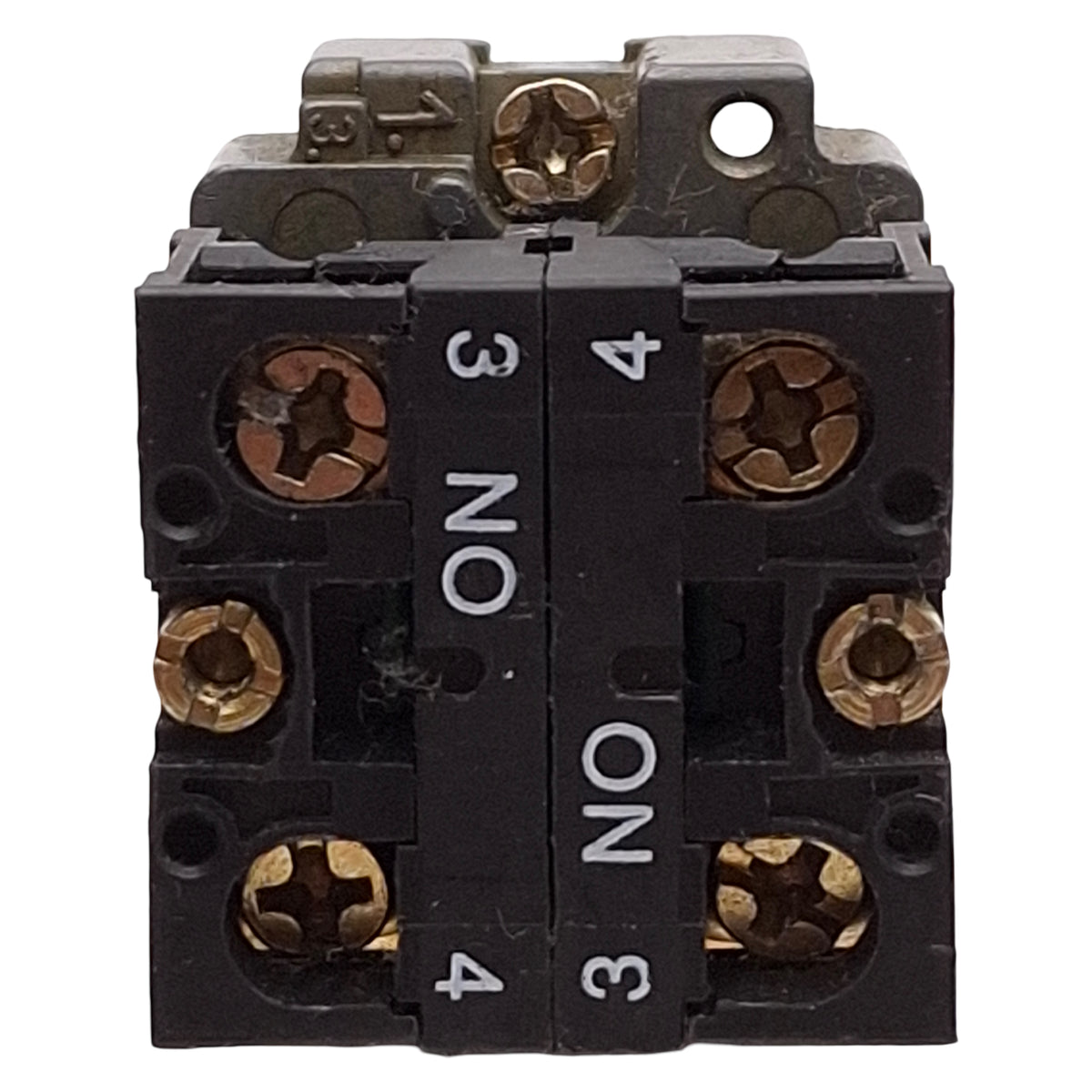 Used Telemecanique XB2BG03C Key Selector Switch, 3-Position, 2NO, 10A 400VAC