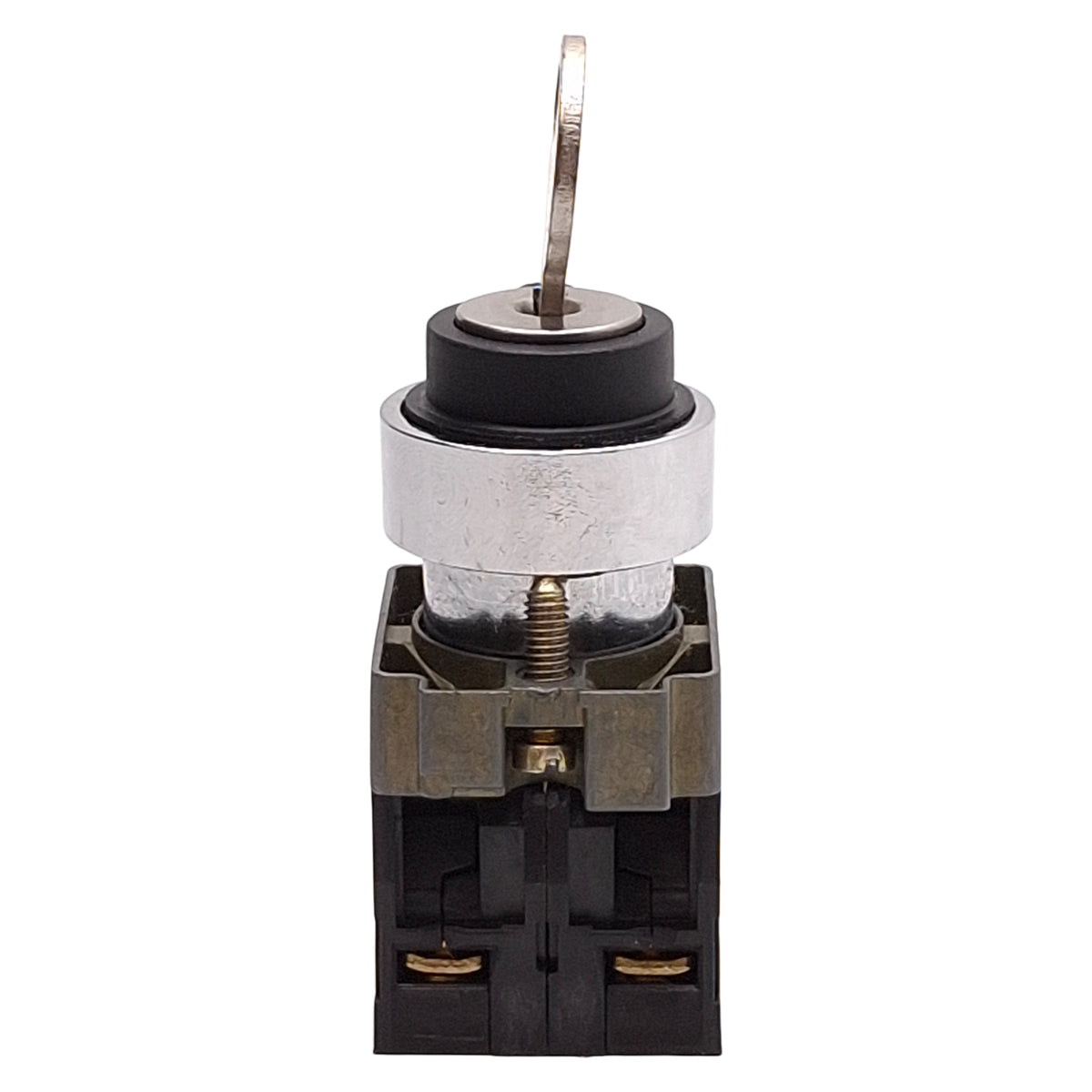 Used Telemecanique XB2BG03C Key Selector Switch, 3-Position, 2NO, 10A 400VAC
