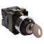 Used Telemecanique XB2BG03C Key Selector Switch, 3-Position, 2NO, 10A 400VAC