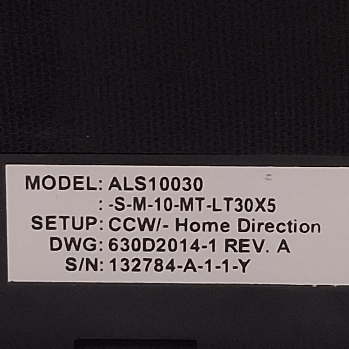 Used Aerotech ALS10030-S-M-10-MT-LT30X5 Motorized Linear Stage, 300mm Travel