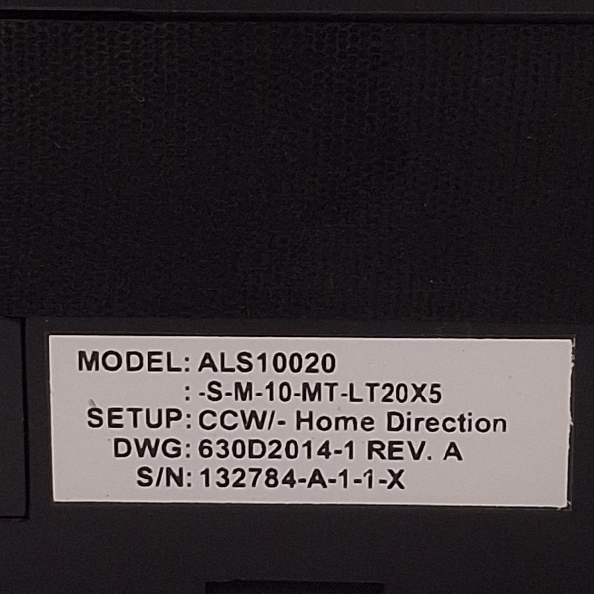 Used Aerotech ALS10020-S-M-10-MT-LT20X5 Motorized Linear Stage, 200mm Travel