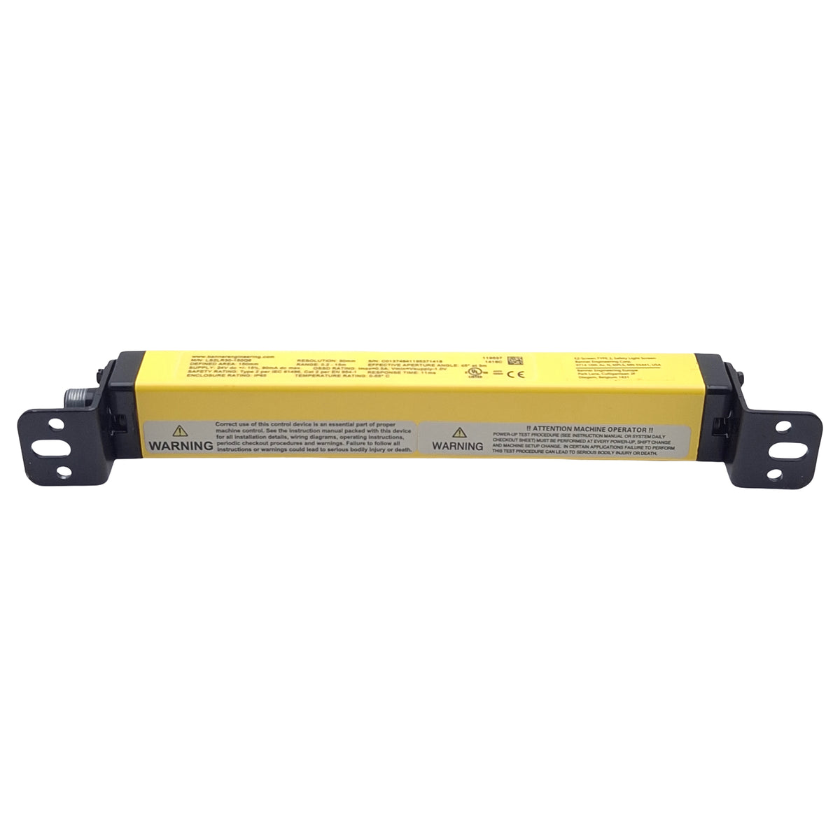 Used Banner LS2E30-150Q8 / LS2LR30-150Q8 EZ-Screen Light Curtain Emitter & Receiver