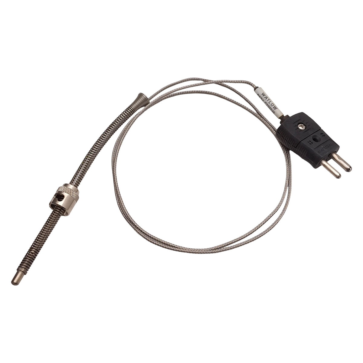 Used Watlow 10DJSGB036D Variable Depth Thermocouple, Type J, ø3/16 x 1in Sheath, 36in