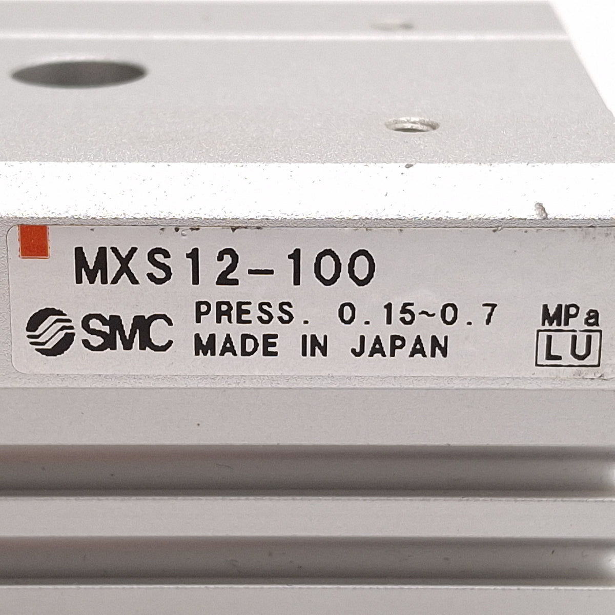 Used SMC MXS12-100 Precision Slide Table, ø12mm Bore, 100mm Stroke, 0.7MPa, M5x0.8