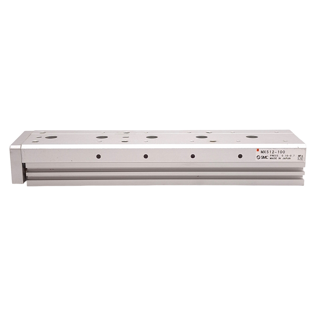 Used SMC MXS12-100 Precision Slide Table, ø12mm Bore, 100mm Stroke, 0.7MPa, M5x0.8