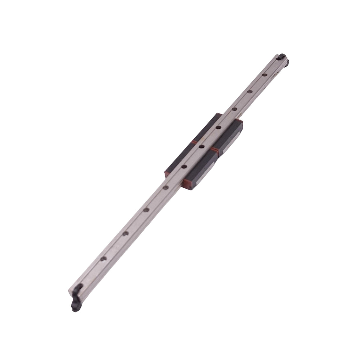 Used Bosch Rexroth R044289301 Miniature Runner Blocks (2x) w/ 230x9mm Rail, 2.1kN Max