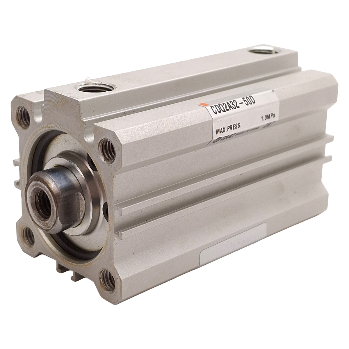 Used SMC CDQ2A32-50D Compact Cylinder, ø32mm Bore, 50mm Stroke, 1.0MPa, Rc1/8