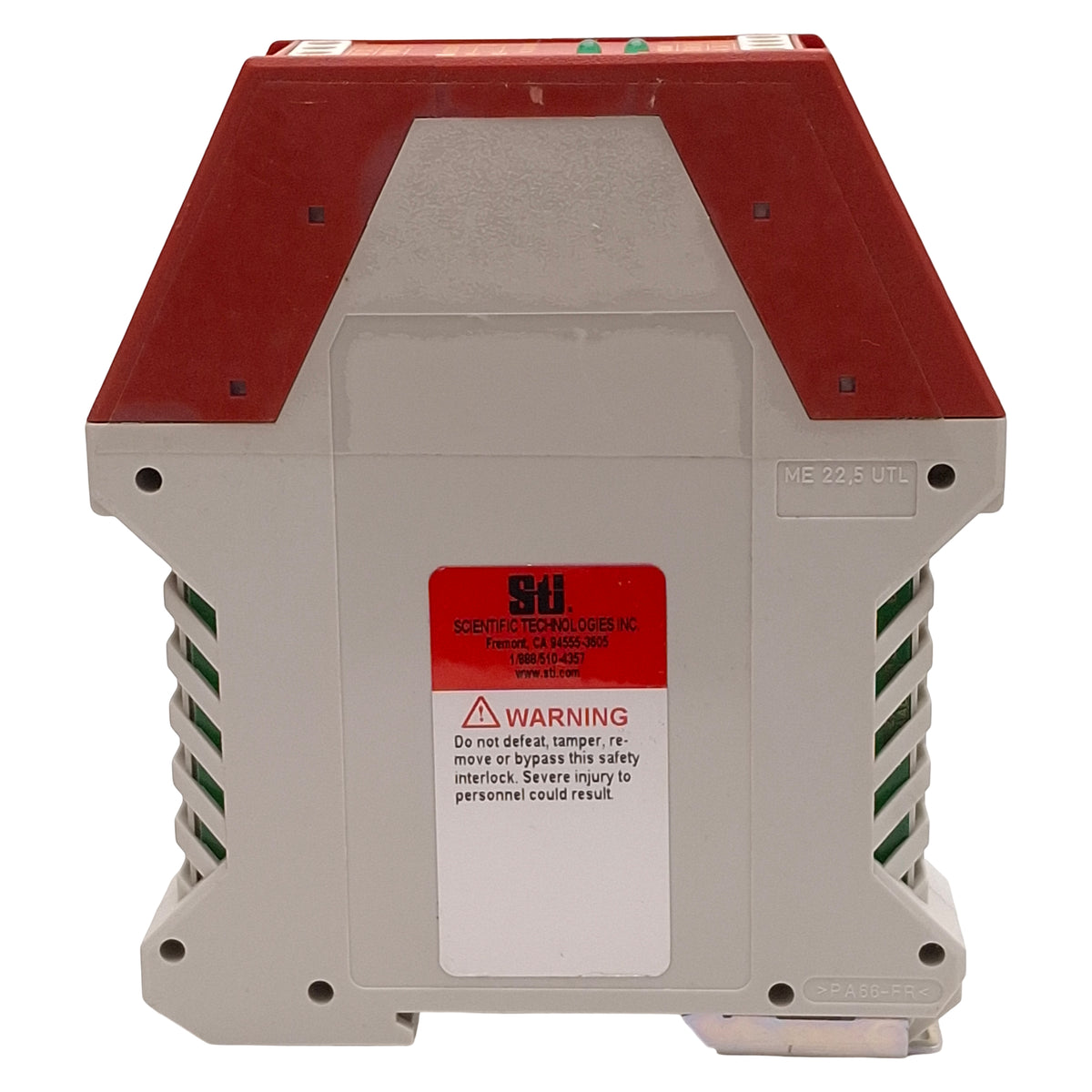 Used Omron Sti 44510-1031 SR103AM Safety Monitoring Relay 3NO+1NC, 24VAC/DC, DIN Rail