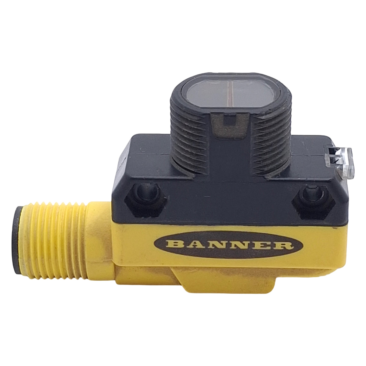 Used Banner QS18VN6LPQ8 Photoelectric Sensor, NPN, 3.5m Range, 10-30VDC, 4-Pin M12