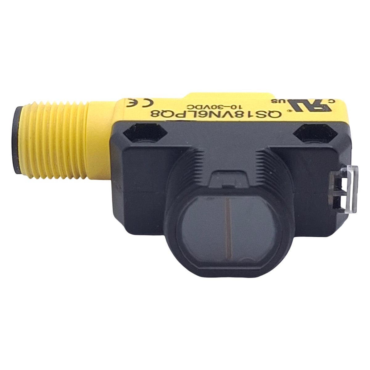 Used Banner QS18VN6LPQ8 Photoelectric Sensor, NPN, 3.5m Range, 10-30VDC, 4-Pin M12