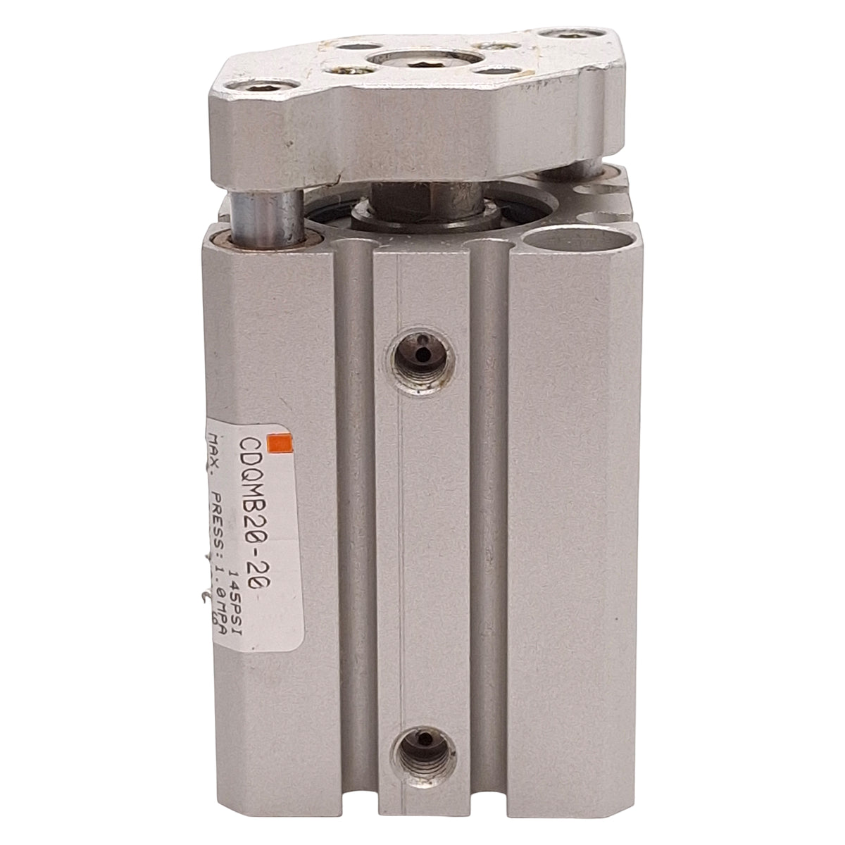 Used SMC CDQMB20-20 Compact Guided Cylinder, ø20mm Bore, 20mm Stroke, 1.0Mpa, M5x0.8