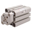 Used SMC CDQMB20-20 Compact Guided Cylinder, ø20mm Bore, 20mm Stroke, 1.0Mpa, M5x0.8