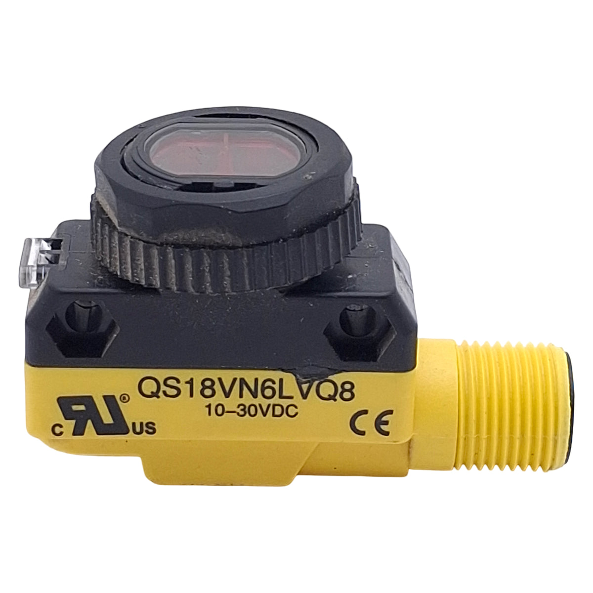 Used Banner QS18VN6LVQ8 Photoelectric Sensor, NPN, 6.5m Range, 10-30VDC, 4-Pin M12