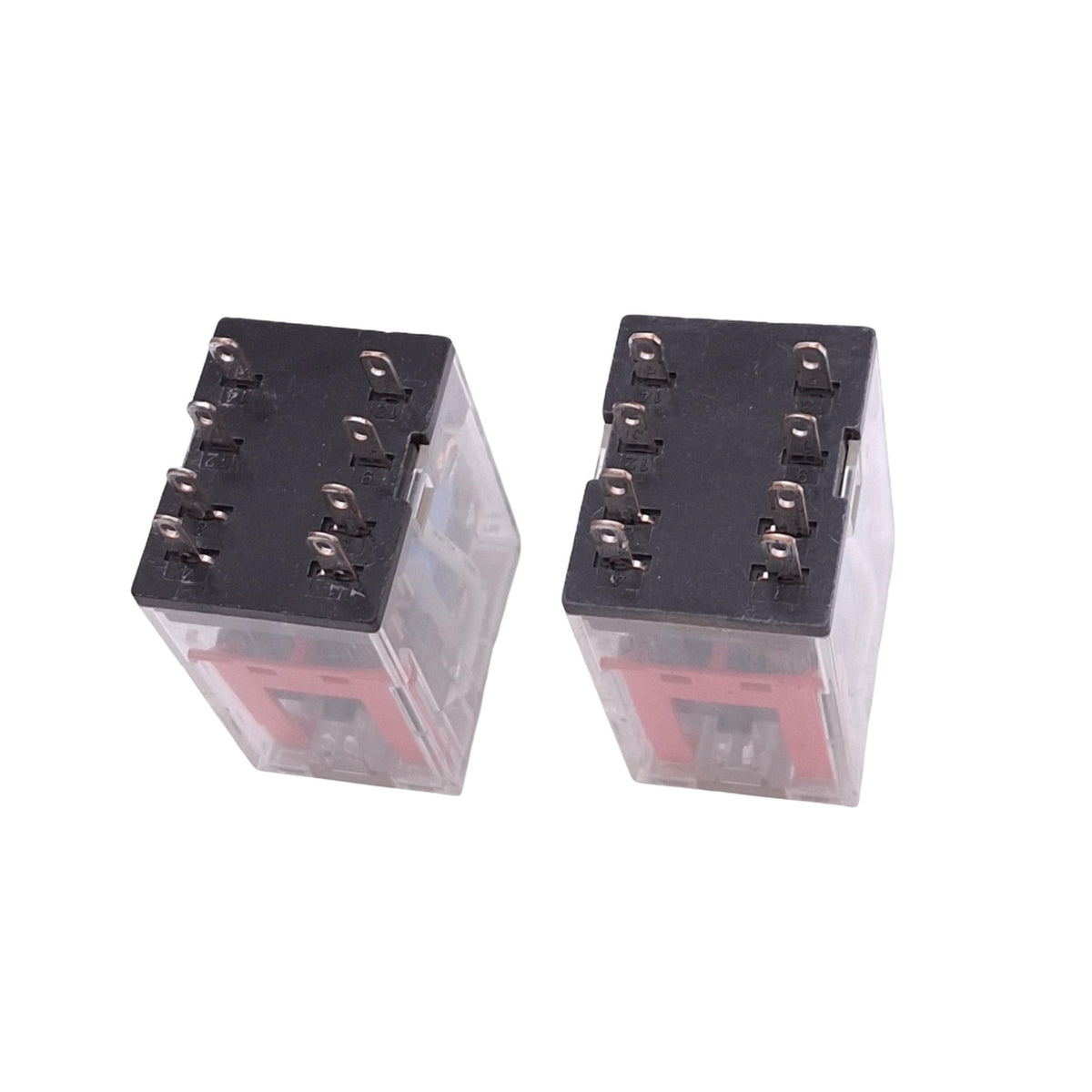 Used Lot of 2 Omron MY2 24VDC (S) Relays, DPDT, 8-Pin, 10A Max, 24V DC Coil