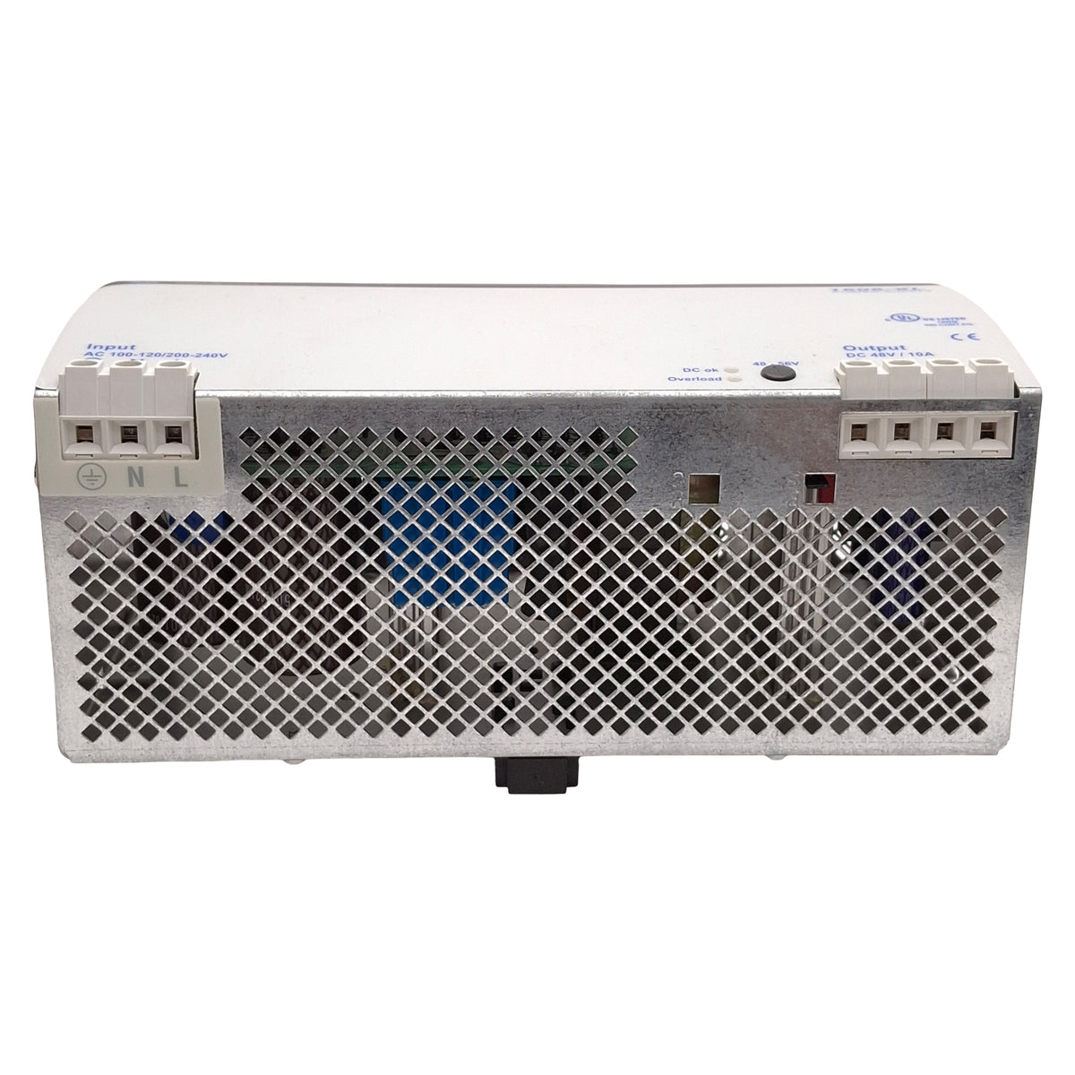 Used Allen Bradley 1606-XL480F PLC Power Supply, 480W, 48-56VDC OUT, 120/240VAC IN