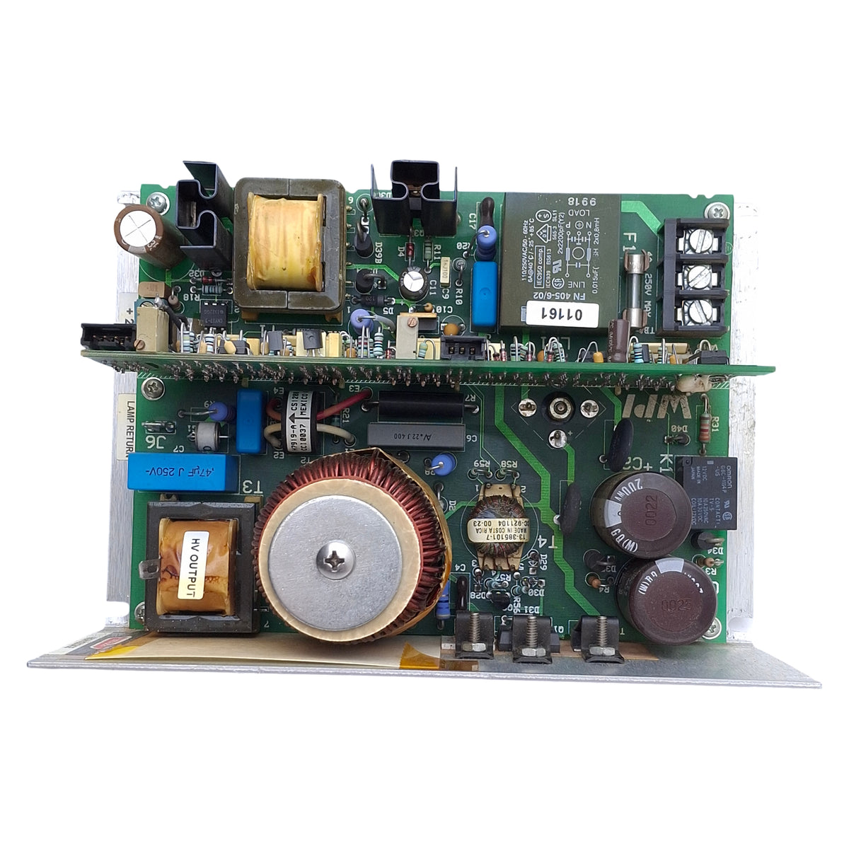 Used Warner Power SA-HB0-100-XX-0 SafeArc Lamp Ballast Power Supply, 320VDC Output