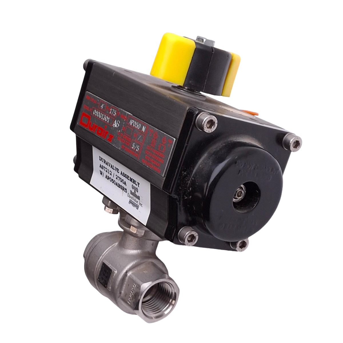 Used Duravalve AP050N Durair II Pneumatic Valve Actuator, 40-120psi, 1/2in NPT