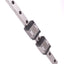 Used IKO LWL12B Linear Guide Blocks (2x) w/ 12x200mm Rail, M3, 4290N Max Load