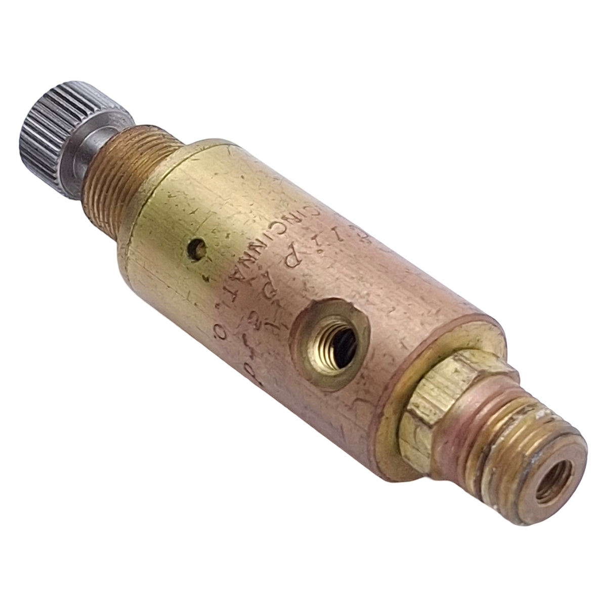 Used Clippard MAR-1P Pressure Regulator, 10-100psi, #10-32 Outlet, 1/8 NPT Inlet