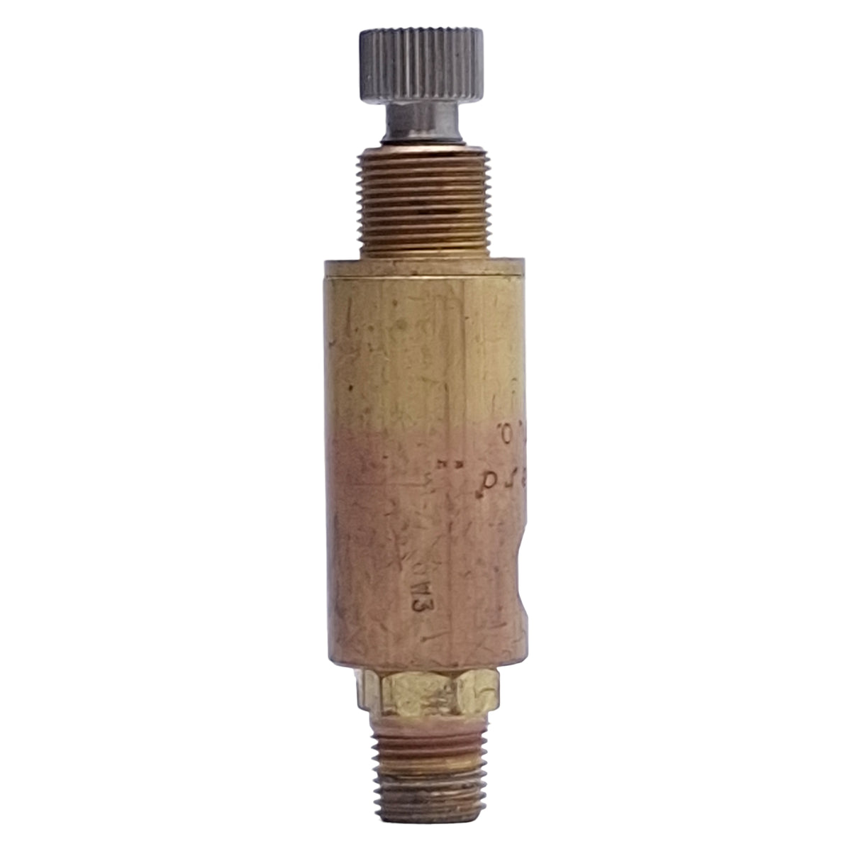 Used Clippard MAR-1P Pressure Regulator, 10-100psi, #10-32 Outlet, 1/8 NPT Inlet