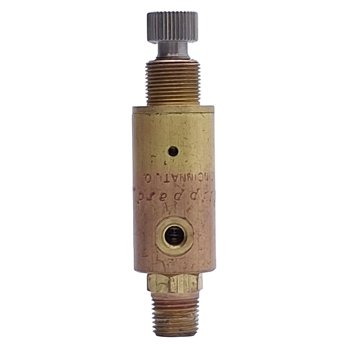 Used Clippard MAR-1P Pressure Regulator, 10-100psi, #10-32 Outlet, 1/8 NPT Inlet