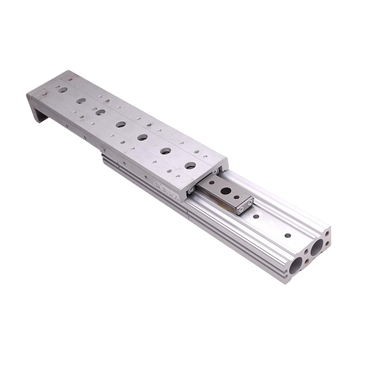 Used SMC MXS16-125 Pneumatic Slide Table, 16mm Bore, 125mm Stroke, 0.15-0.7MPa, M5