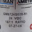 Used Ametek Pittman GM8724S028-R1 Brush Commutated DC Gearmotor, 187:1 Ratio, 24VDC