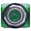 Used Square D 9001KR1GH5 Green Pushbutton Switch, 2NO, ø30mm, 600VAC 10A Max