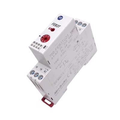Used Allen Bradley 700-FEB3TU23 Time Delay Relay, SPDT, 5A Max, 24-240VAC/24-48VDC