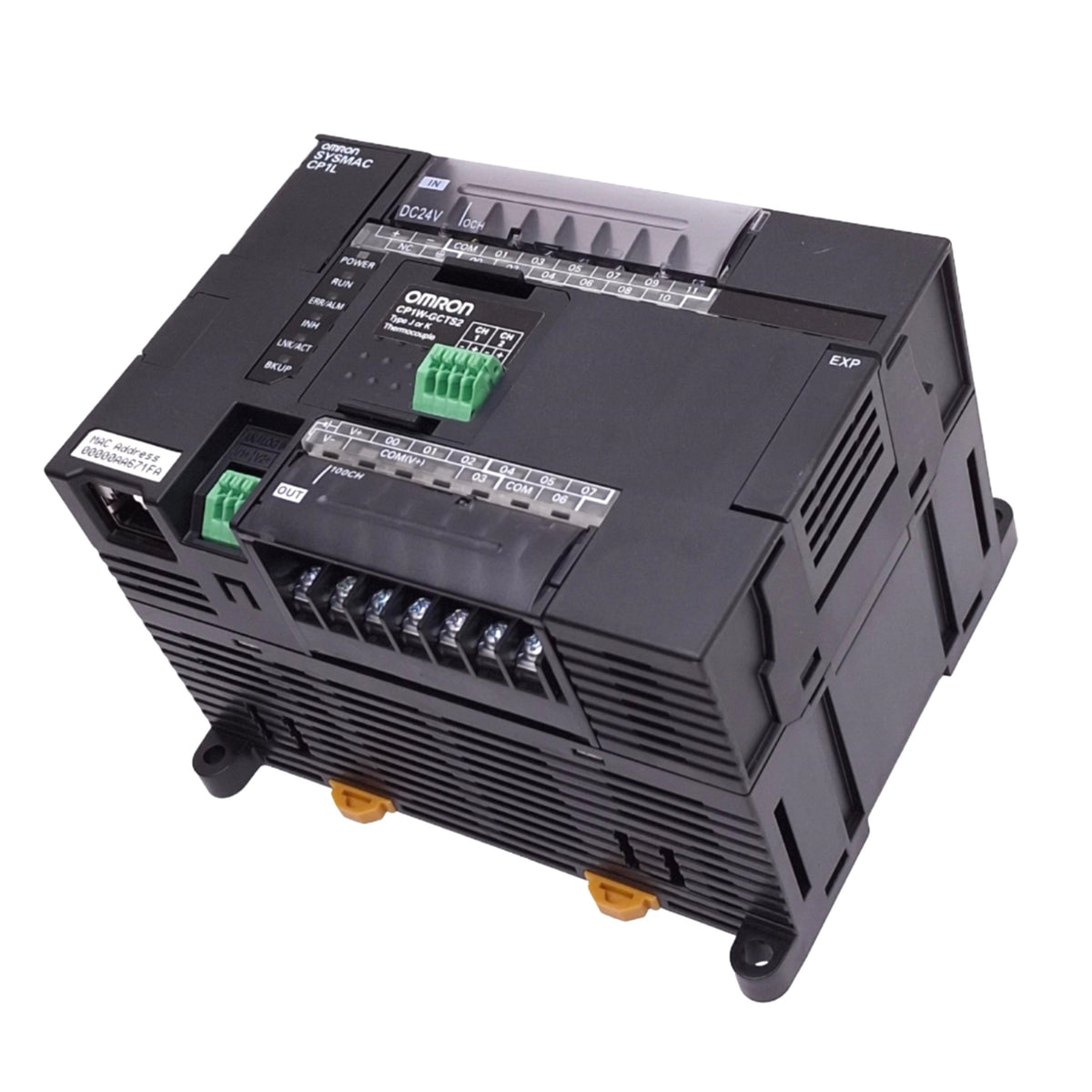 Used Omron CP1L-EL20DT1-D Programmable Controller w/ CP1W-GCTS2 Thermocouple Option