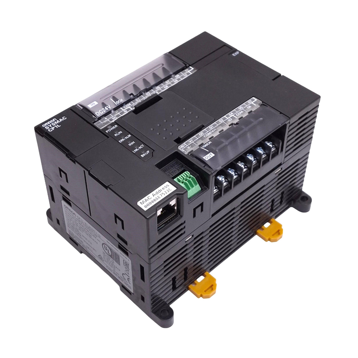 Used Omron CP1L-EL20DT1-D Programmable Controller, 20-Point I/O, Ethernet, 24VDC
